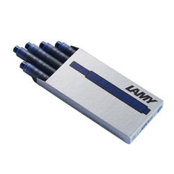 LAMY 凌美 T10 钢笔墨胆 5支装 1.25ml/支 蓝黑色