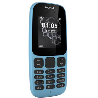 NOKIA 诺基亚 105新 单卡版 2G手机 浅蓝色