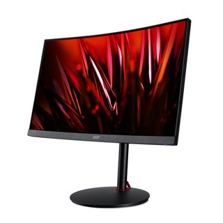 acer 宏碁 XZ240Q P 23.6英寸 VA 曲面FreeSync 显示器(1920×1080、165Hz、72%NTSC、HDR10）