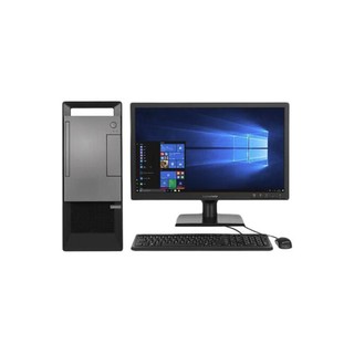 Lenovo 联想 扬天 T4900V 八代酷睿版 22.5英寸 商用台式机 黑色 (酷睿i5-8500、核芯显卡、4GB、1TB HDD、风冷)