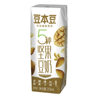 Soymilk 豆本豆坚果豆奶250ml 12瓶 2箱 报价价格评测怎么样 什么值得买