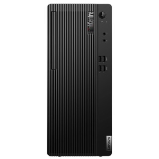 Lenovo 联想 ThinkCentre E77 十代酷睿版 27英寸 商用台式机 黑色 (酷睿i7-10700、GTX 1650 4G、8GB、128GB SSD+1TB HDD、风冷)