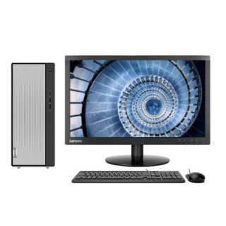 lenovo联想天逸510pro十代酷睿版23英寸商用台式机银色酷睿i510400f2g