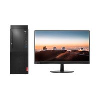 Lenovo 联想 启天 M53C 23英寸 商用台式机 黑色 (锐龙R5-2400G、核芯显卡、8GB、128GB SSD+1TB HDD、风冷)