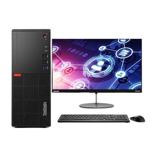 Lenovo 联想 ThinkCentre E76X 21.5英寸 商用台式机 黑色 (酷睿i7-8700、GT 730、16GB、512GB SSD+2TB HDD、风冷)