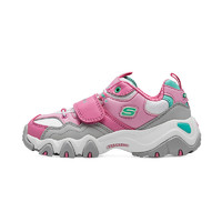 SKECHERS 斯凯奇 D'LITES II 儿童休闲运动鞋 996301L 粉红/彩色 28.5