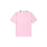 Calvin Klein Jeans 卡尔文·克莱恩牛仔 女士圆领短袖T恤 J213931 TIR 粉色 XS