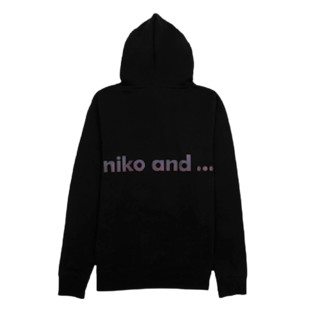 niko and ... 男女款连帽卫衣 899348 黑色 M