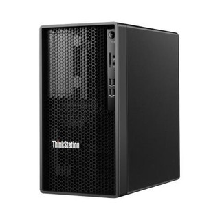 Lenovo 联想 ThinkStation K 商用台式机 黑色（酷睿i7-10700、GTX 1050Ti 4G、16GB、256GB SSD+2TB HDD、风冷）