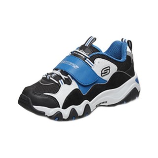 SKECHERS 斯凯奇 D'LITES 2.0 男童休闲运动鞋 998211L/BKBL 黑色/蓝色 30码