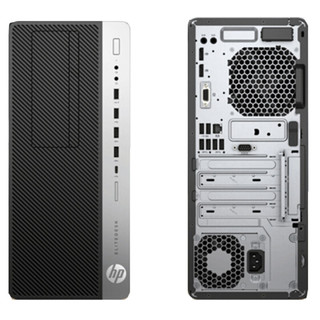 HP 惠普 EliteDesK 880 G4 TWR 23.8英寸 台式机 黑色(酷睿i5-8500、2GB独显、8GB、1TB HDD、风冷)