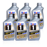 黑卡会员：Mobil 美孚 1号 5W-30 SN级 全合成机油 946ml*6瓶