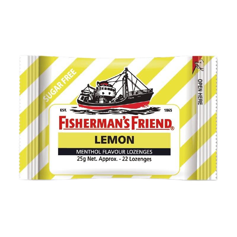 FISHERMAN'S FRIEND 渔夫之宝润含片 柠檬味 25g