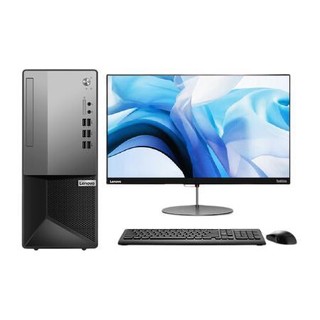 Lenovo 联想 扬天 M6600t 十代酷睿版 23.8英寸 商用台式机 黑色（酷睿i5-10400、核芯显卡、4GB、1TB HDD、风冷）