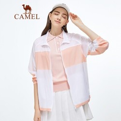 CAMEL 骆驼 夏季皮肤衣 W1BG49213 白色/橘粉