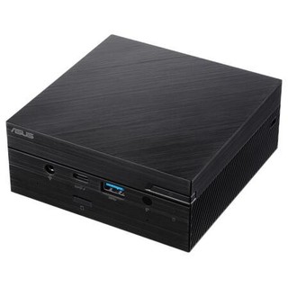 ASUS 华硕 PN62 十代酷睿版 商务台式机 黑色(酷睿i7-10510U、核芯显卡、8GB、256GB SSD+1TB HDD、风冷)