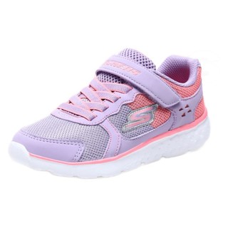 SKECHERS 斯凯奇 GO RUN 400 SPARKLE SPRINTERS 女童休闲运动鞋 81358L/LVPK 薰衣草色/粉红色 30码