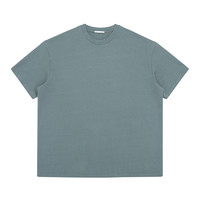 nice rice 男士纯棉短袖T恤 NDX02025 灰蓝色 XL