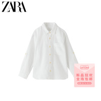 ZARA 新款 童装男童 亚麻衬衫 06887678250