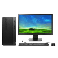 HP 惠普 288 Pro G4 MT 八代酷睿版 23.8英寸 商用台式机 黑色 (酷睿i3-8100、核芯显卡、4GB、1TB HDD、风冷)