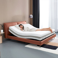 8H 电动床 小米Milan智能电动床Pro多功能可升降1.8米床 时尚床+智能床架+15CM乳胶床垫