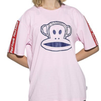 Paul Frank 大嘴猴 女士圆领短袖T恤 PFHTE202351W 粉红色 XL