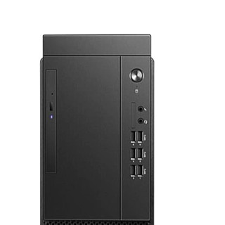 Lenovo 联想 启天 M435 十代酷睿版 商用台式机 黑色 (酷睿i5-10500、2G独显、8GB、128GB SSD+1TB HDD、风冷)