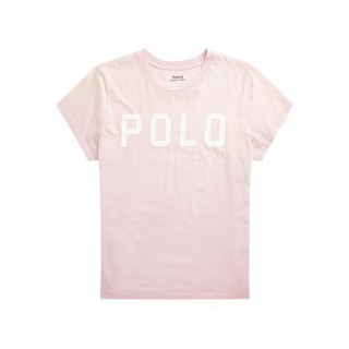 RALPH LAUREN 拉尔夫·劳伦 女士圆领短袖T恤 WMPOKNINN820477 粉红色 L