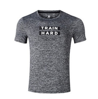 【汪东城推荐】百搭男式t恤综训男子训练短袖男款运动t恤夏季 5xl 黑