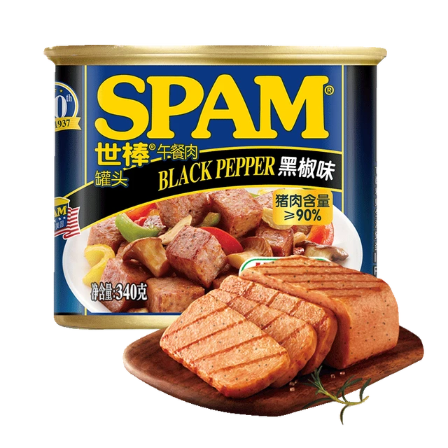 SPAM 世棒 午餐肉罐头 黑椒味