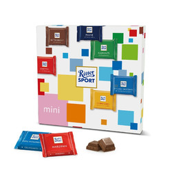 Ritter SPORT 瑞特斯波德 什锦巧克力制品缤纷礼盒   263g