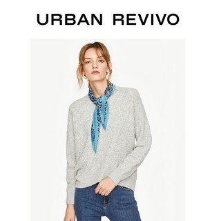 URBAN REVIVO WE45S9BN2009 女装时尚休闲毛衣