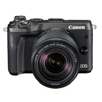 Canon 佳能 EOS M6 APS-C画幅 微单相机 黑色 EF-M 18-150mm F3.5 IS STM 长焦变焦镜头 单头套机