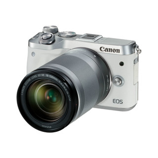 Canon 佳能 EOS M6 APS-C画幅 微单相机 白色 EF-M 18-150mm F3.5 IS STM 变焦镜头 单头套机