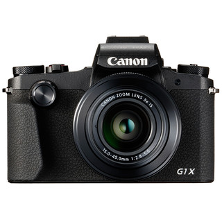Canon 佳能 PowerShot G1 X Mark III 数码相机 黑色 单机身