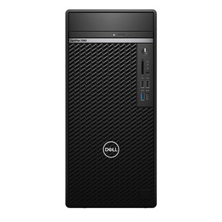 DELL 戴尔 OptiPlex 7080MT 十代酷睿版 商务台式机 黑色 (酷睿i9-10900、RTX 4000 8G、128GB、512GB SSD+4TB HDD、风冷)