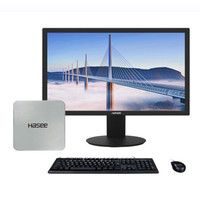 Hasee 神舟 mini PC3 19.5英寸 商用台式机 银灰色（赛扬J3160 、核芯显卡、4GB、120GB SSD、风冷）