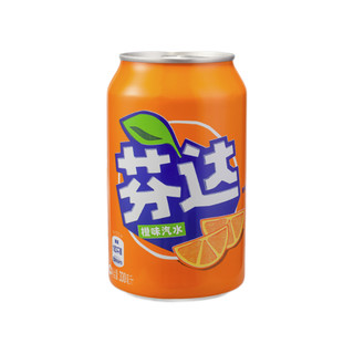 Fanta 芬达 汽水 橙味 330ml*24听