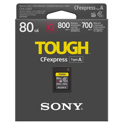 索尼XQD存储卡_SONY 索尼80GB CEA-G80T CFexpress Type A存储卡读速
