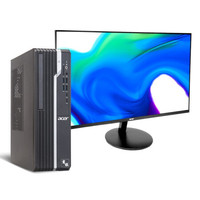 acer 宏碁 商祺 SQX4270 666C 27英寸 台式机 黑色(酷睿i5-10400、GT730、8GB、512GB SSD、风冷)