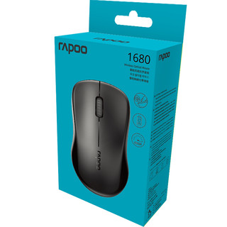 RAPOO 雷柏 1680 2.4G无线鼠标  1000DPI 黑色
