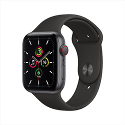 Apple 苹果 Watch SE 智能手表 GPS+蜂窝款 44mm 黑色