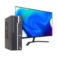 acer 宏碁 商祺 SQX4270 660N 21.5英寸 台式机 黑色(酷睿i5-10400、核芯显卡、8GB、1TB HDD、风冷)