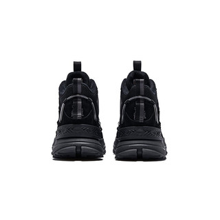 QIAODAN 乔丹 衍系列 翻云 男子休闲运动鞋 XM35200386 黑色 45 加绒款