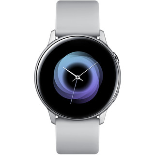 SAMSUNG 三星 Galaxy Watch Active  智能手表 39.5mm 铝金属表盘 雅银硅胶表带（GPS）