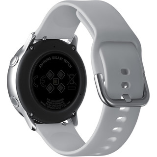 SAMSUNG 三星 Galaxy Watch Active  智能手表 39.5mm 铝金属表盘 雅银硅胶表带（GPS）