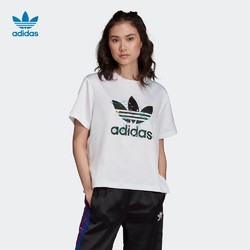 adidas 阿迪达斯 FL0026 T-SHIRT 女士运动短袖T恤