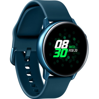 SAMSUNG 三星 Galaxy Watch Active  智能手表 39.5mm 铝金属表盘 黛青硅胶表带（GPS）