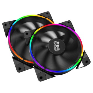 PCCOOLER 超频三 皓月 4针版 120mm 机箱散热风扇 RGB