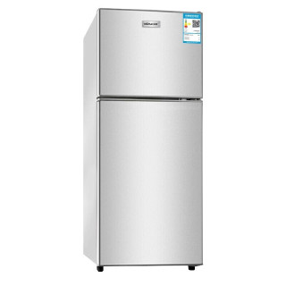 ripu日普bcd68a138直冷双门冰箱68l拉丝银